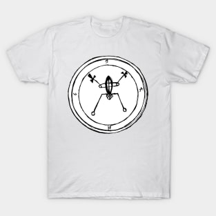 Dark and Gritty Seal of Bael (black on white) T-Shirt